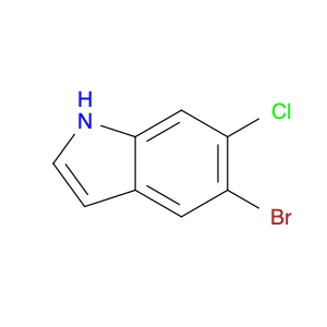 1H-Indole, 5-bromo-6-chloro-