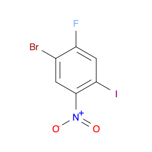 Benzene, 1-bromo-2-fluoro-4-iodo-5-nitro-