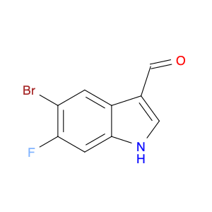 1H-Indole-3-carboxaldehyde, 5-bromo-6-fluoro-