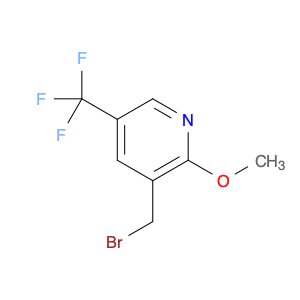 Pyridine, 3-(bromomethyl)-2-methoxy-5-(trifluoromethyl)-