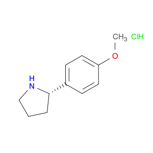 1-((2S)PYRROLIDIN-2-YL)-4-METHOXYBENZENE hydrochloride