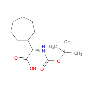 1228542-19-5 Cycloheptaneacetic acid, α-[[(1,1-dimethylethoxy)carbonyl]amino]-, (αS)-