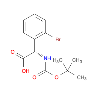 1228547-87-2 Benzeneacetic acid, 2-bromo-α-[[(1,1-dimethylethoxy)carbonyl]amino]-, (αS)-