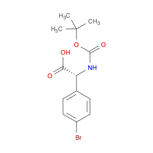 1228570-47-5 (2R)-2-[(TERT-BUTOXY)CARBONYLAMINO]-2-(4-BROMOPHENYL)ACETIC ACID