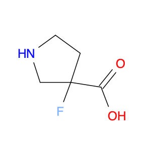 3-Pyrrolidinecarboxylic acid, 3-fluoro-