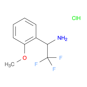 Benzenemethanamine, 2-methoxy-α-(trifluoromethyl)-, hydrochloride (1:1)