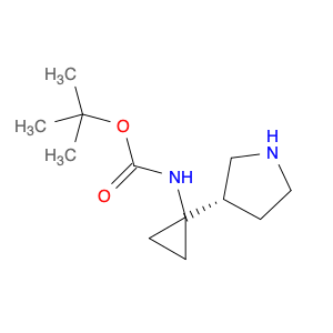 1229421-17-3 (S)-tert-Butyl (1-(pyrrolidin-3-yl)cyclopropyl)carbamate