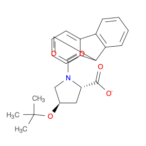 1,2-Pyrrolidinedicarboxylic acid, 4-(1,1-dimethylethoxy)-, 1-(9H-fluoren-9-ylmethyl) ester, (2S,4R)-