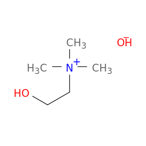 123-41-1 Ethanaminium, 2-hydroxy-N,N,N-trimethyl-, hydroxide (1:1)