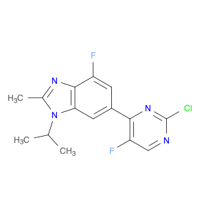 1231930-42-9 1H-BenziMidazole, 6-(2-chloro-5-fluoro-4-pyriMidinyl)-4-fluoro-2-Methyl-1-(1-Methylethyl)-