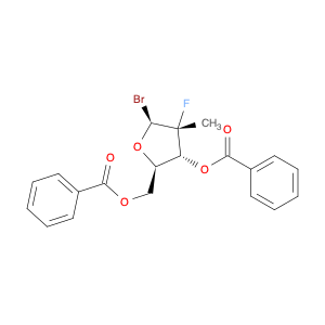 1233335-84-6 β-​D-​erythro-​Pentofuranosyl bromide, 2-​deoxy-​2-​fluoro-​2-​methyl-​, 3,​5-​dibenzoate, (2R)​-