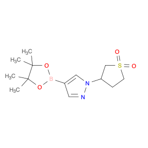 1233526-31-2 1H-Pyrazole, 1-(tetrahydro-1,1-dioxido-3-thienyl)-4-(4,4,5,5-tetramethyl-1,3,2-dioxaborolan-2-yl)-