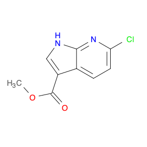 1H-Pyrrolo[2,3-b]pyridine-3-carboxylic acid, 6-chloro-, methyl ester