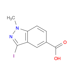 1234616-33-1 1H-Indazole-5-carboxylic acid, 3-iodo-1-methyl-