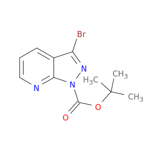 1234616-46-6 1H-Pyrazolo[3,4-b]pyridine-1-carboxylic acid, 3-bromo-, 1,1-dimethylethyl ester