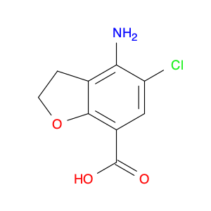 7-Benzofurancarboxylic acid, 4-amino-5-chloro-2,3-dihydro-