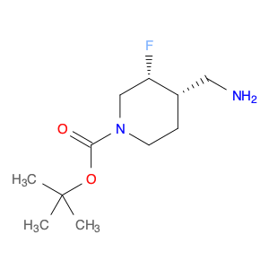 1237526-35-0 1-Piperidinecarboxylic acid, 4-(aMinoMethyl)-3-fluoro-, 1,1-diMethylethyl ester, (3R,4S)-rel