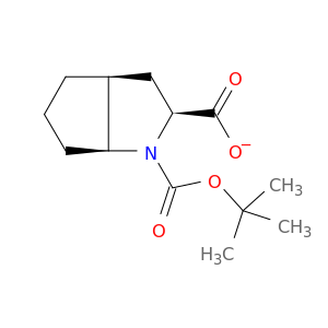 Cyclopenta[b]pyrrole-1,2(2H)-dicarboxylic acid, hexahydro-, 1-(1,1-dimethylethyl) ester, (2S,3aS,6aS)-