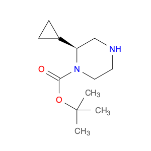 1-Piperazinecarboxylic acid, 2-cyclopropyl-, 1,1-dimethylethyl ester, (2S)-