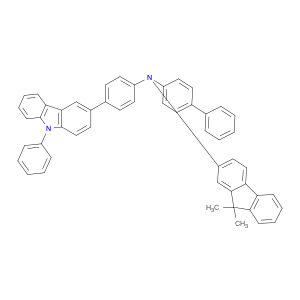 1242056-42-3 9H-Fluoren-2-aMine, N-[1,1'-biphenyl]-4-yl-9,9-diMethyl-N-[4-(9-phenyl-9H-carbazol-3-yl)phenyl]-