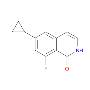 1242156-53-1 1(2H)-Isoquinolinone, 6-cyclopropyl-8-fluoro-