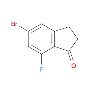 1242157-14-7 1H-Inden-1-one, 5-bromo-7-fluoro-2,3-dihydro-