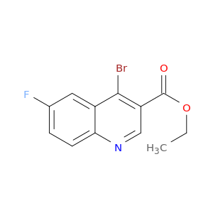 1242260-48-5 4-Bromo-6-fluoroquinoline-3-carboxylic acid ethyl ester