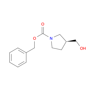 1-Pyrrolidinecarboxylic acid, 3-(hydroxymethyl)-, phenylmethyl ester, (3S)-