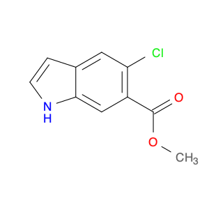 1H-Indole-6-carboxylic acid, 5-chloro-, methyl ester