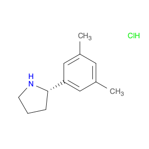 1245649-28-8 Pyrrolidine, 2-(3,5-dimethylphenyl)-, hydrochloride (1:1), (2S)-