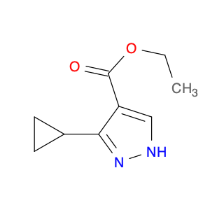 1H-Pyrazole-4-carboxylic acid, 3-cyclopropyl-, ethyl ester