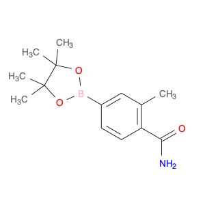 1246765-29-6 2-methyl-4-(4,4,5,5-tetramethyl-1,3,2-dioxaborolan-2-yl)benzamide