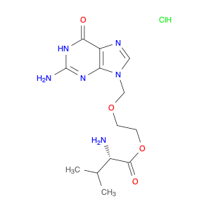 L-Valine, 2-[(2-amino-1,6-dihydro-6-oxo-9H-purin-9-yl)methoxy]ethyl ester, hydrochloride (1:1)