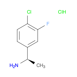 Benzenemethanamine, 4-chloro-3-fluoro-α-methyl-, hydrochloride (1:1), (αR)-