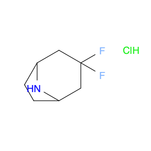 8-Azabicyclo[3.2.1]octane, 3,3-difluoro-, hydrochloride (1:1)