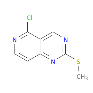 Pyrido[4,3-d]pyrimidine, 5-chloro-2-(methylthio)-