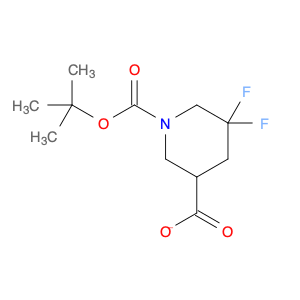 1255666-86-4 1,3-Piperidinedicarboxylic acid, 5,5-difluoro-, 1-(1,1-dimethylethyl) ester