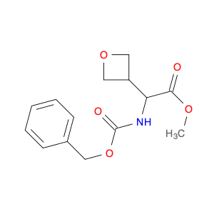 1255717-04-4 methyl (2R)-2-(oxetan-3-yl)-2-(phenylmethoxycarbonylamino)acetate