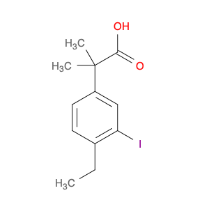 1256584-73-2 2-(4-ethyl-3-iodophenyl)-2-Methylpropanoic acid