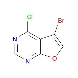 1256789-37-3 5-bromo-4-chlorofuro[2,3-d]pyrimidine