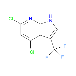 1256801-93-0 1H-Pyrrolo[2,3-b]pyridine, 4,6-dichloro-3-(trifluoromethyl)-