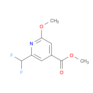 1256807-01-8 4-Pyridinecarboxylic acid, 2-(difluoromethyl)-6-methoxy-, methyl ester