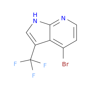 1256824-06-2 1H-Pyrrolo[2,3-b]pyridine, 4-bromo-3-(trifluoromethyl)-