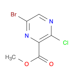 2-Pyrazinecarboxylic acid, 6-bromo-3-chloro-, methyl ester