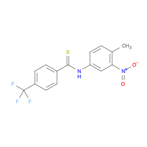 Benzenecarbothioamide, N-(4-methyl-3-nitrophenyl)-4-(trifluoromethyl)-