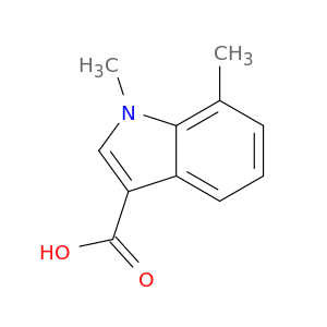 125818-11-3 1H-INDOLE-3-CARBOXYLIC ACID, 1,7-DIMETHYL-