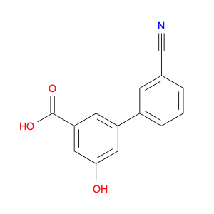 [1,1'-Biphenyl]-3-carboxylic acid, 3'-cyano-5-hydroxy-