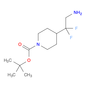 1-Piperidinecarboxylic acid, 4-(2-amino-1,1-difluoroethyl)-, 1,1-dimethylethyl ester