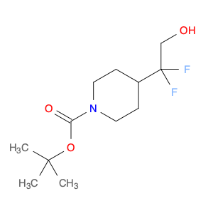 1258639-21-2 1-Piperidinecarboxylic acid, 4-(1,1-difluoro-2-hydroxyethyl)-, 1,1-dimethylethyl ester