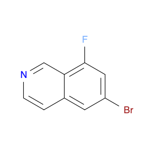 1258833-77-0 Isoquinoline, 6-bromo-8-fluoro-